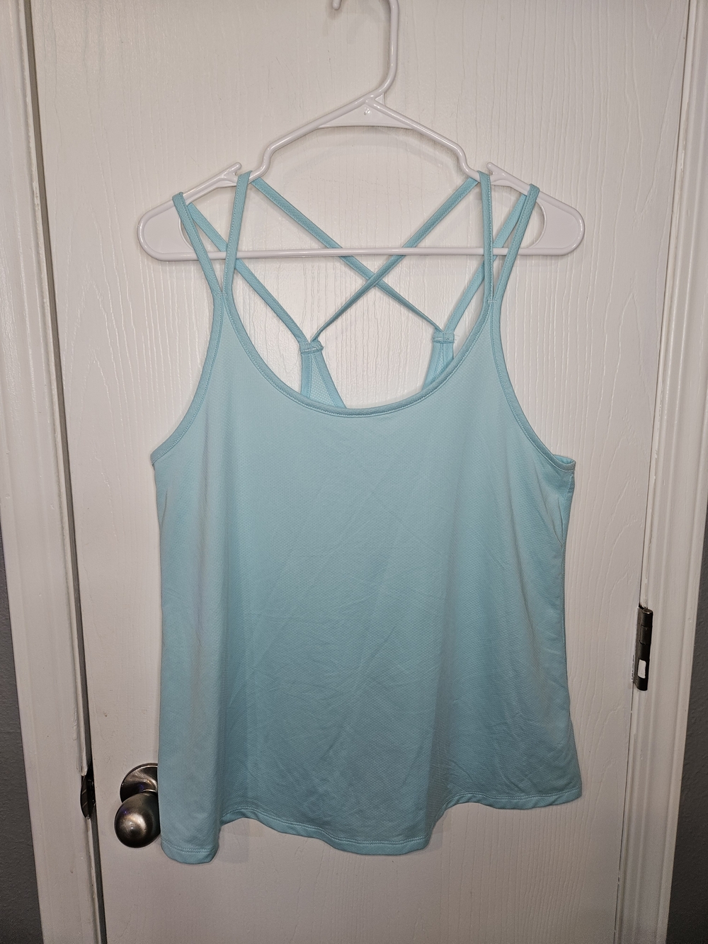 Old Navy Light Blue Strappy Tank Top